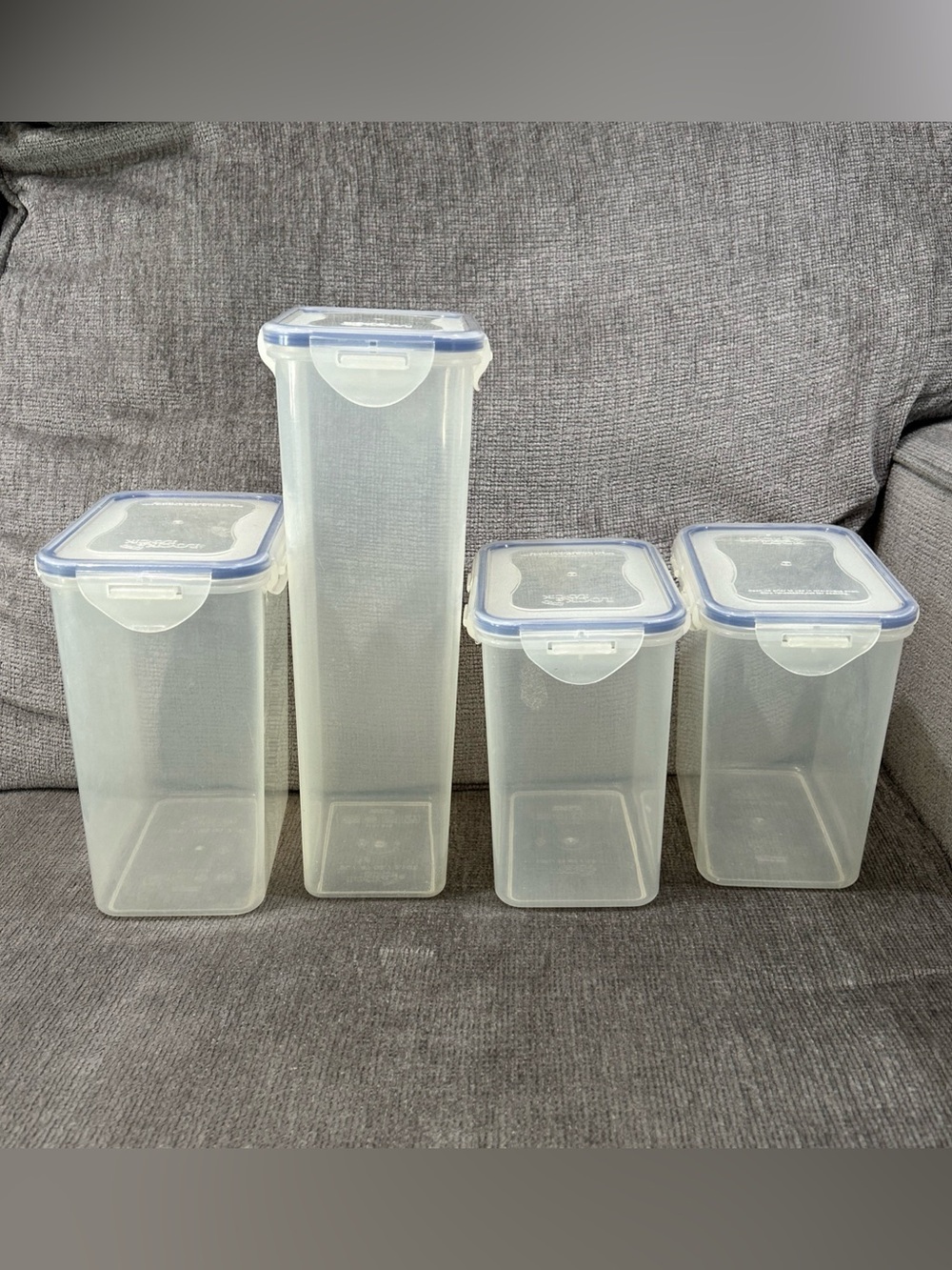 Lock & Lock Tall Storage Container Lot 1.6 Qt 1.9 Qt 2.1 Qt